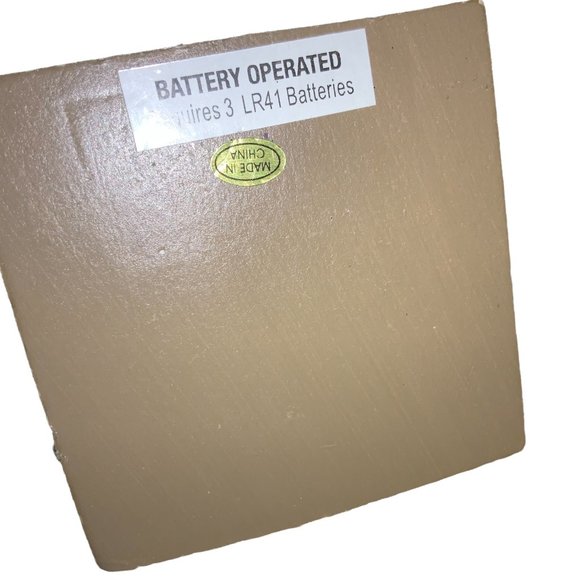 Christmas Village Lighted Cardboard House Battery Operated - Picture 6 of 11